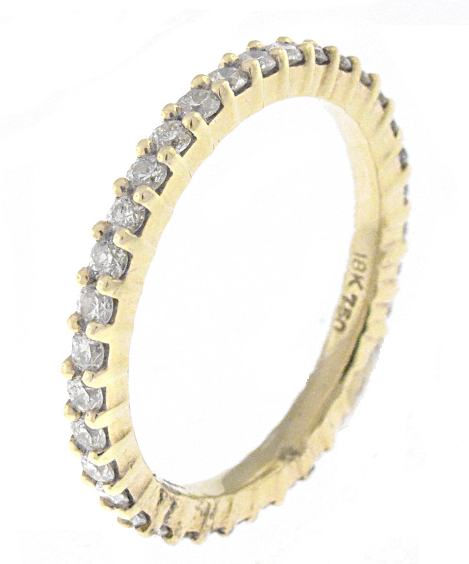 18kt Yellow Gold Diamond Eternity Band