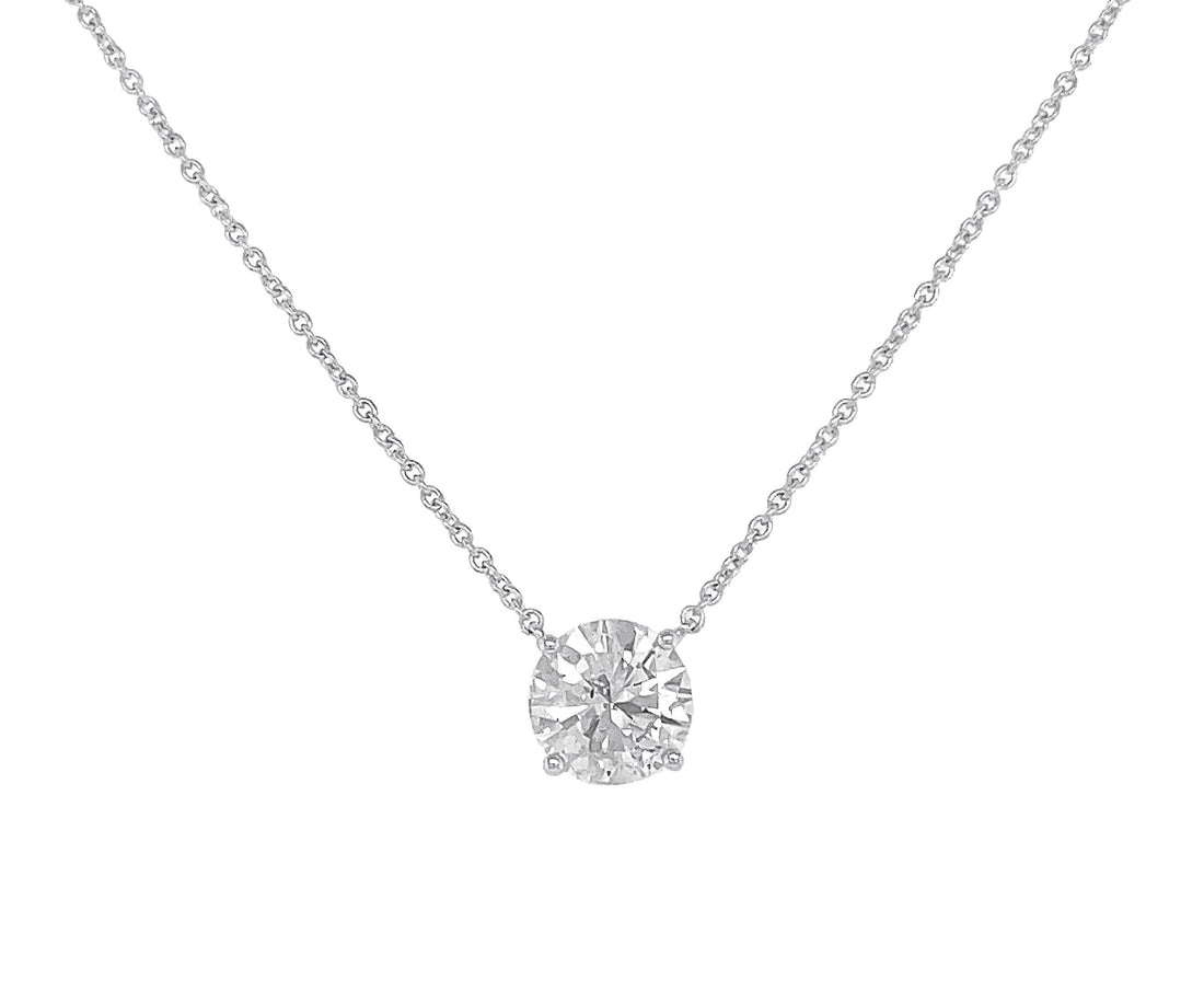 18kt White Gold Diamond Pendant