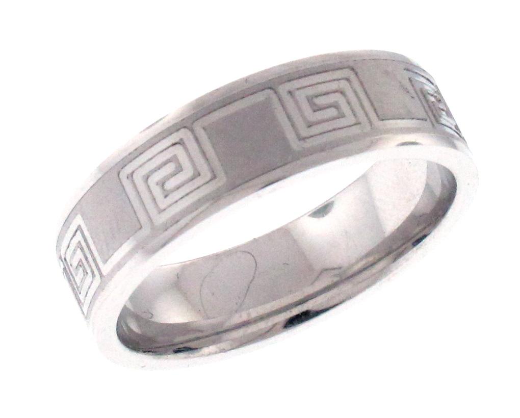 14kt White Gold Men's Wedding Band