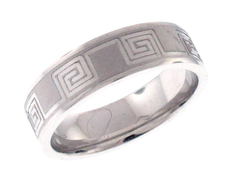 14kt White Gold Men's Wedding Band