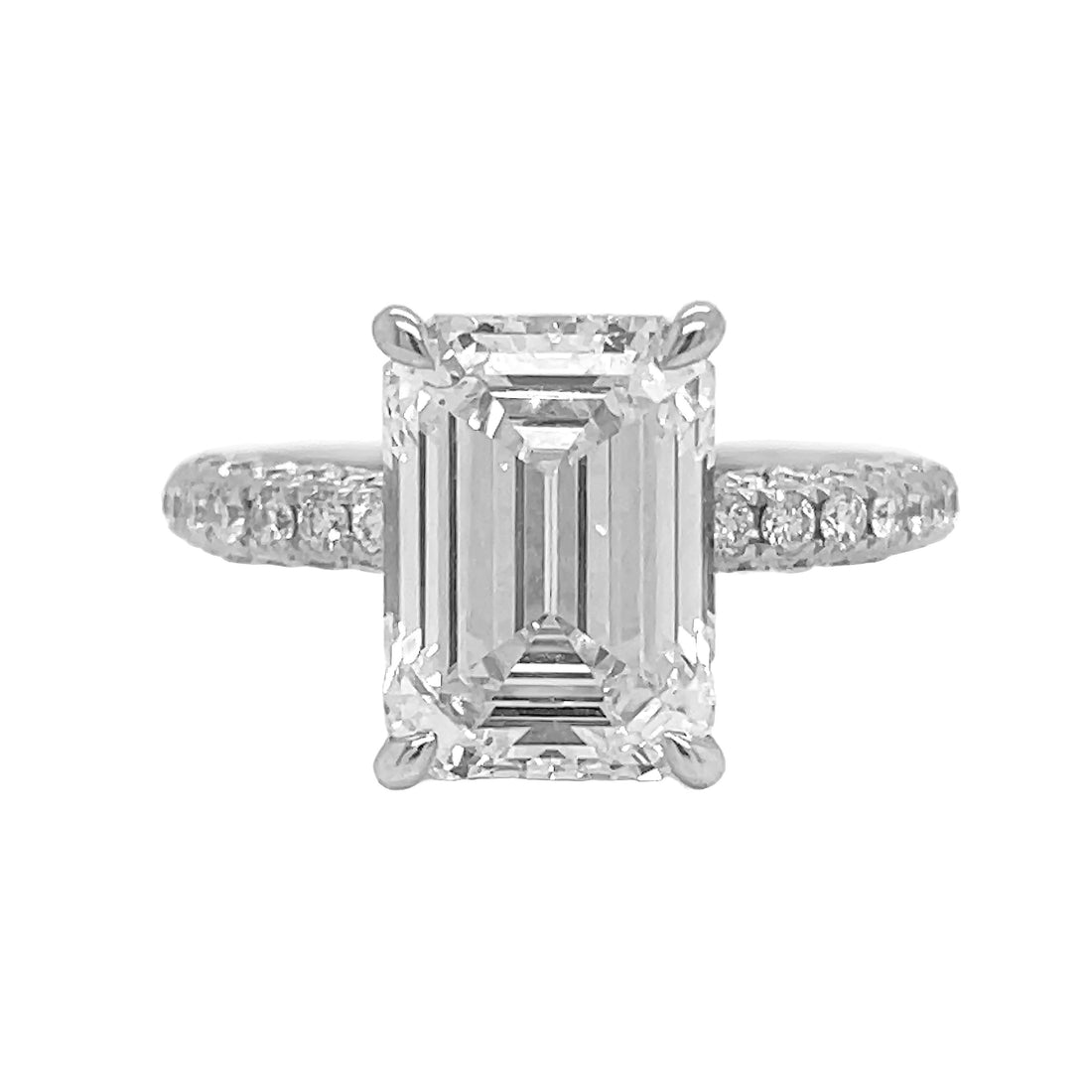 18kt White Gold GIA Certified Lab Diamond Ring