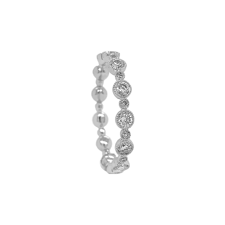 18kt White Gold Diamond Eternity Band
