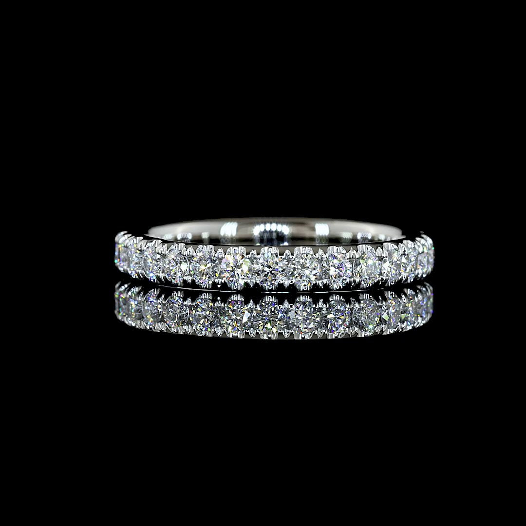 Platinum Lab Diamond Eternity Band