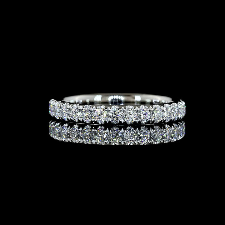 Platinum Lab Diamond Eternity Band