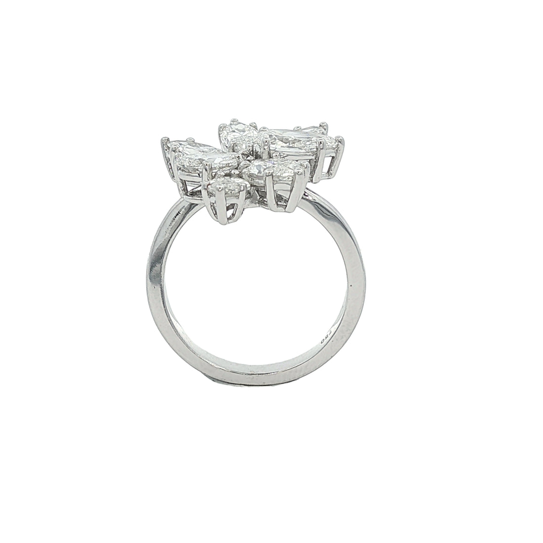 18kt White Gold Lab Diamond Ring