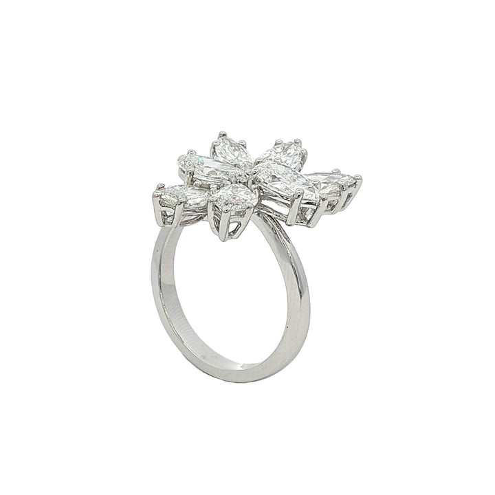 18kt White Gold Lab Diamond Ring