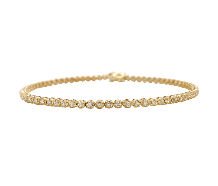 18kt Yellow Gold Diamond Bracelet