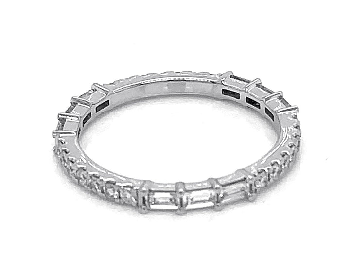 18kt White Gold Diamond Eternity Band