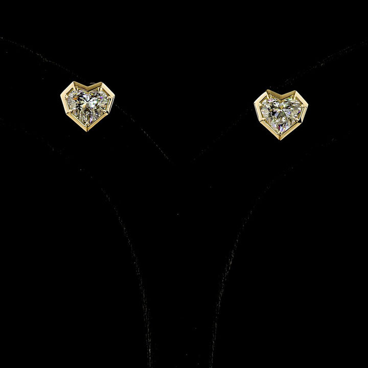 14kt Yellow Gold Lab Diamond Studs