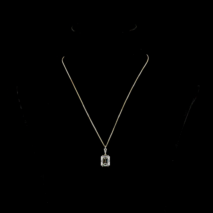 14kt Yellow Gold Lab Diamond Pendant