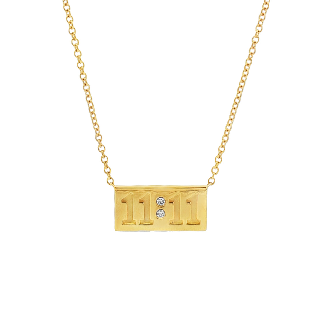 14kt Yellow Gold Diamond Pendant