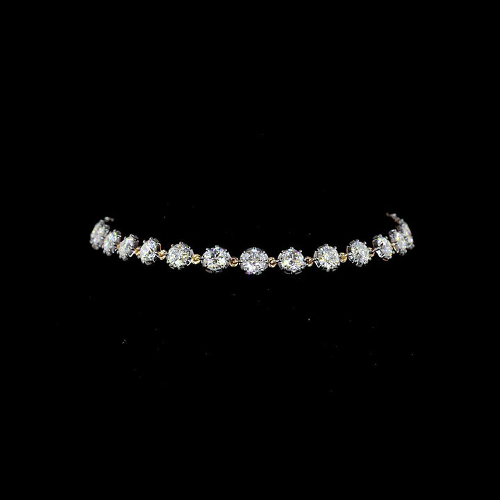 14kt Yellow Gold Lab Diamond Bracelet