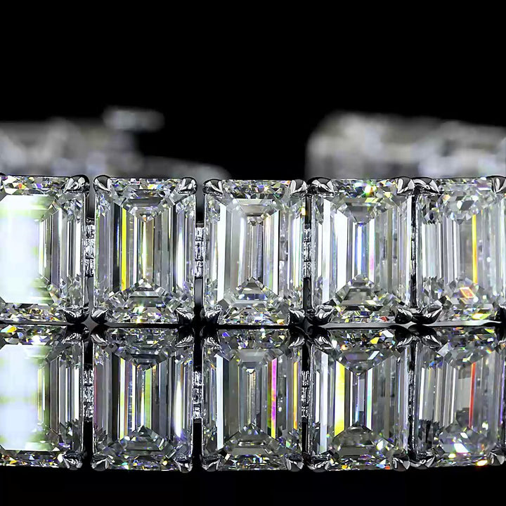 14kt White Gold Lab Diamond Tennis Bracelet