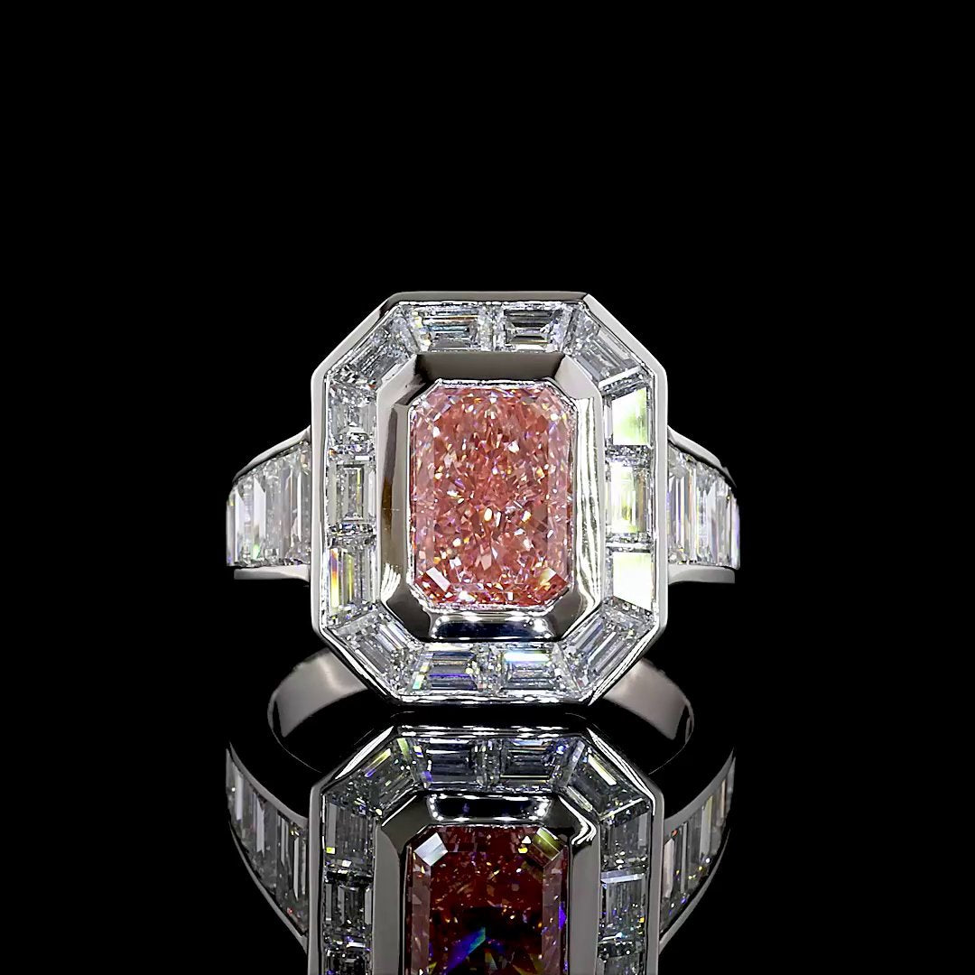 Platinum Lab Diamond Ring