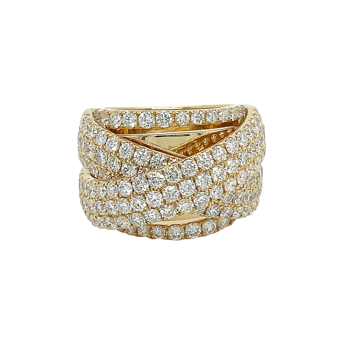 18kt Yellow Gold Diamond Ring