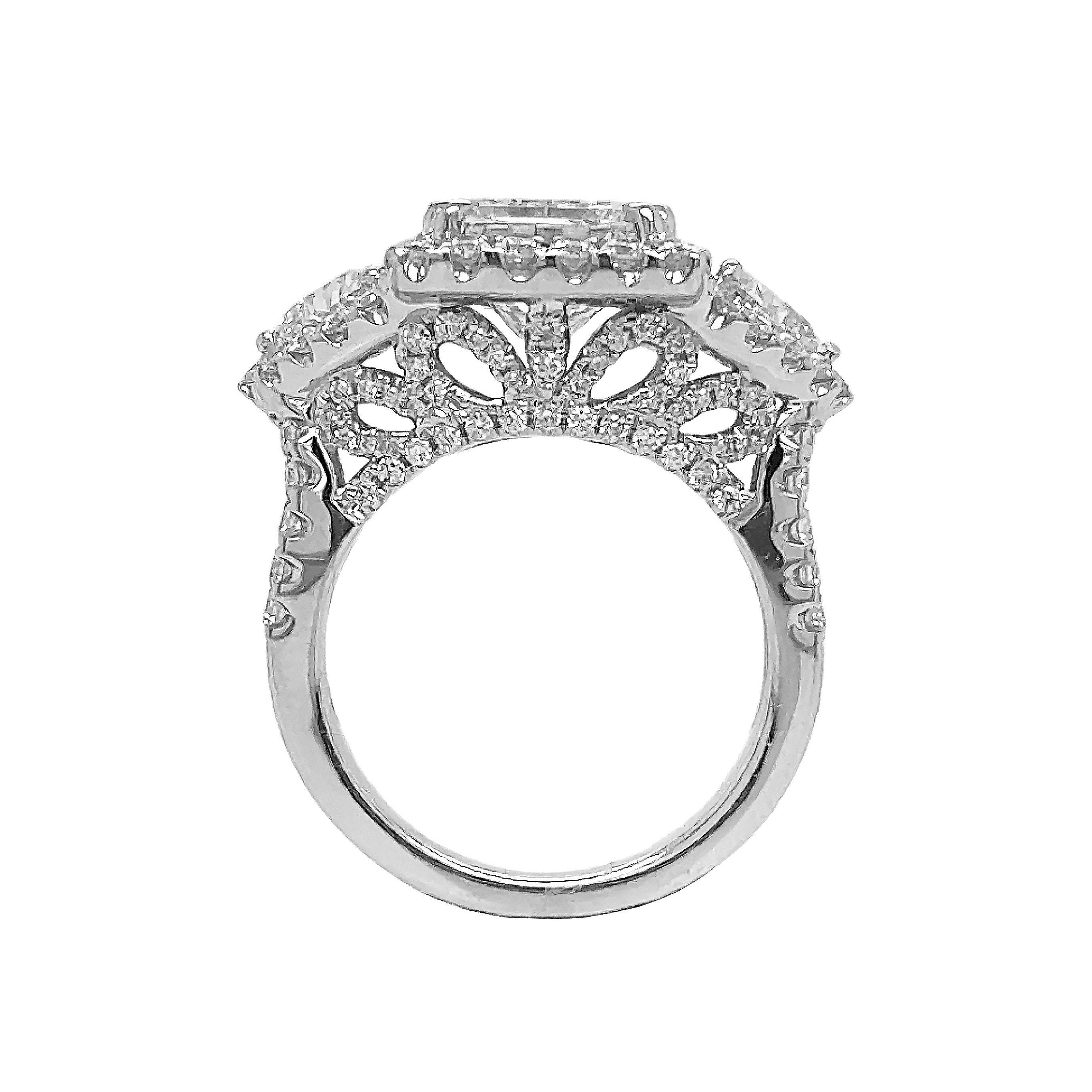 18kt White Gold Diamond Ring