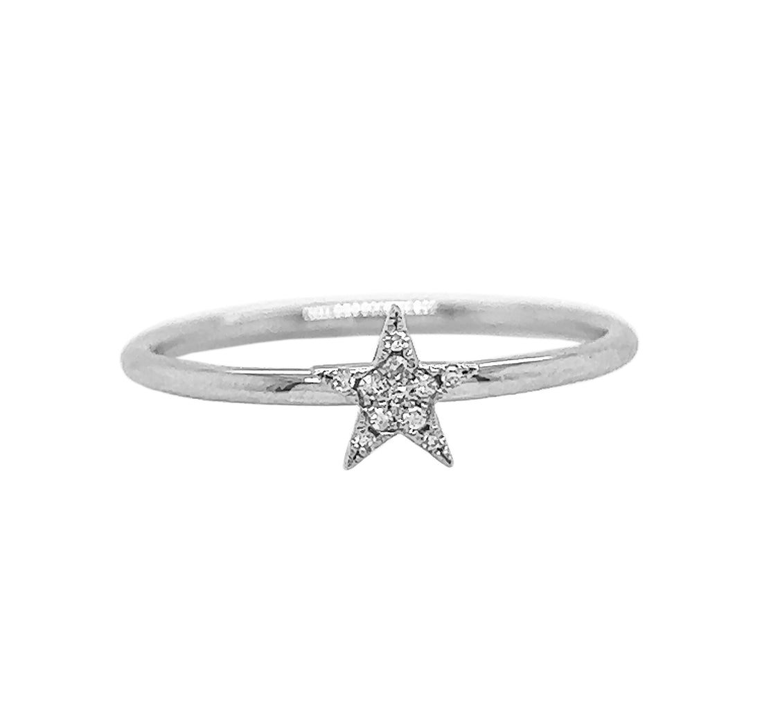 14kt White Gold Diamond Ring