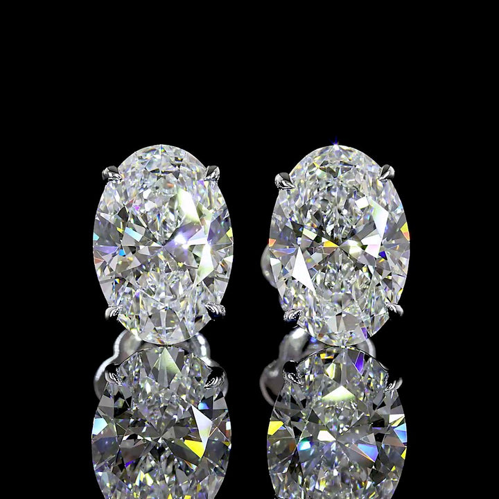 14kt White Gold Lab Diamond Studs