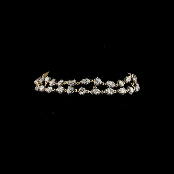 14kt Yellow Gold Lab Diamond Bracelet