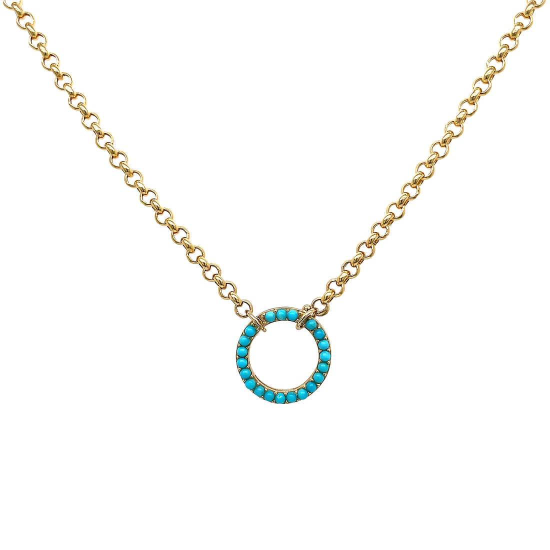14kt Yellow Gold Diamond Pendant