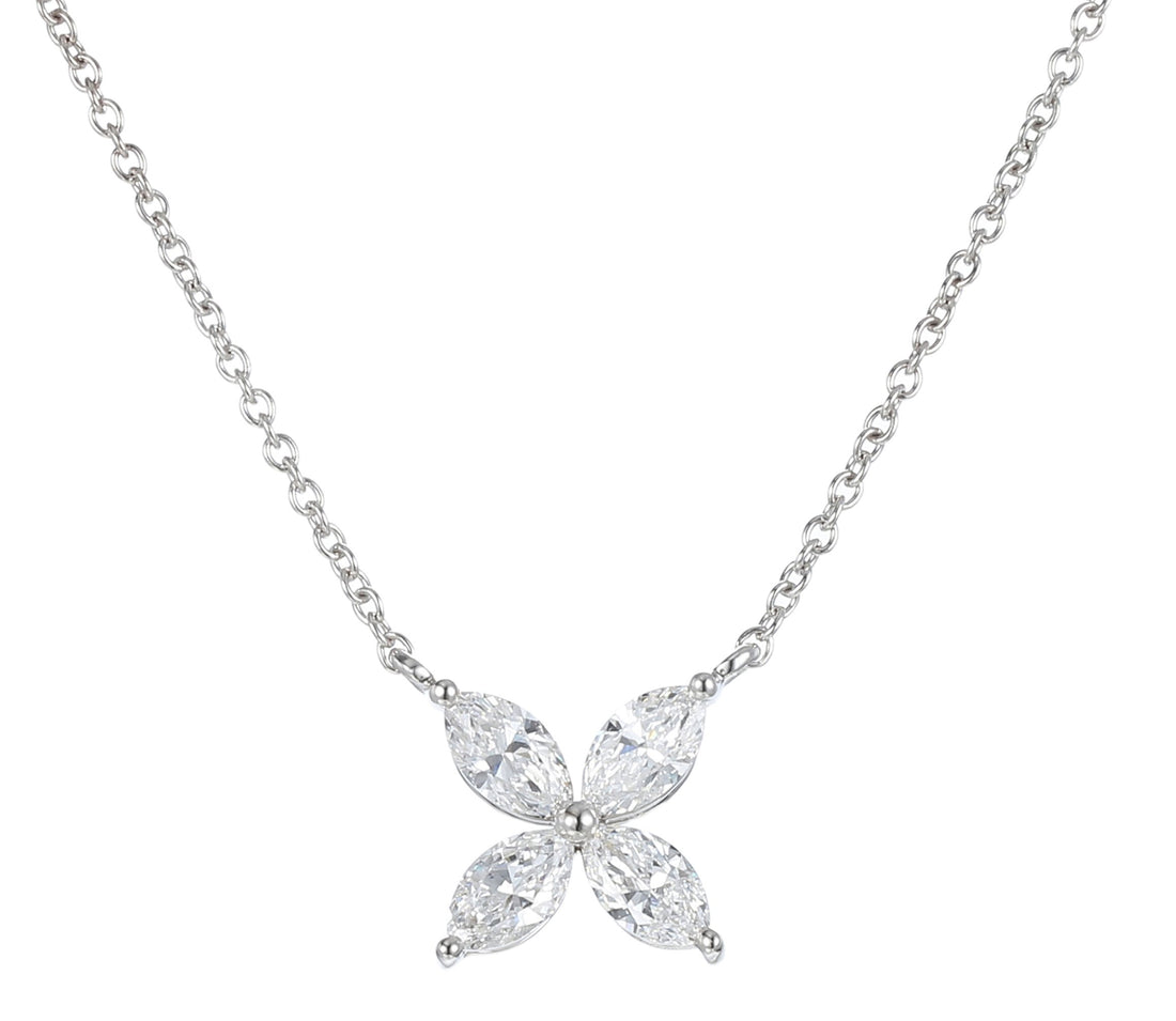 18kt White Gold Diamond Pendant