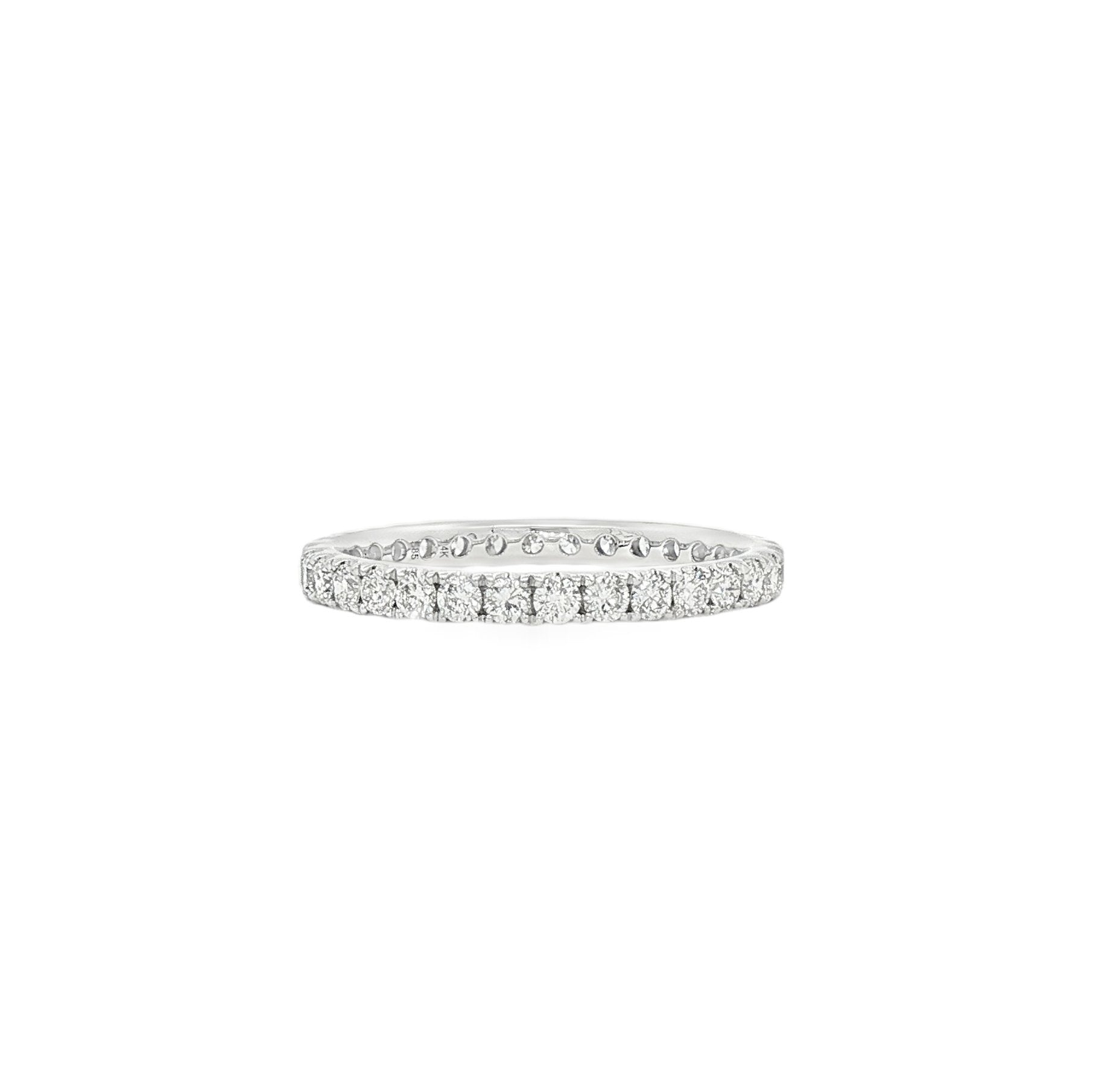 14kt White Gold Lab Diamond Eternity Band