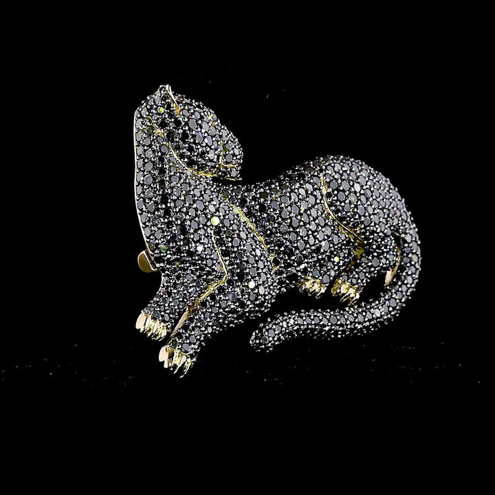 14kt Yellow Gold Lab Diamond Brooch