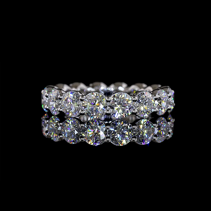 14kt White Gold Lab Diamond Eternity Band