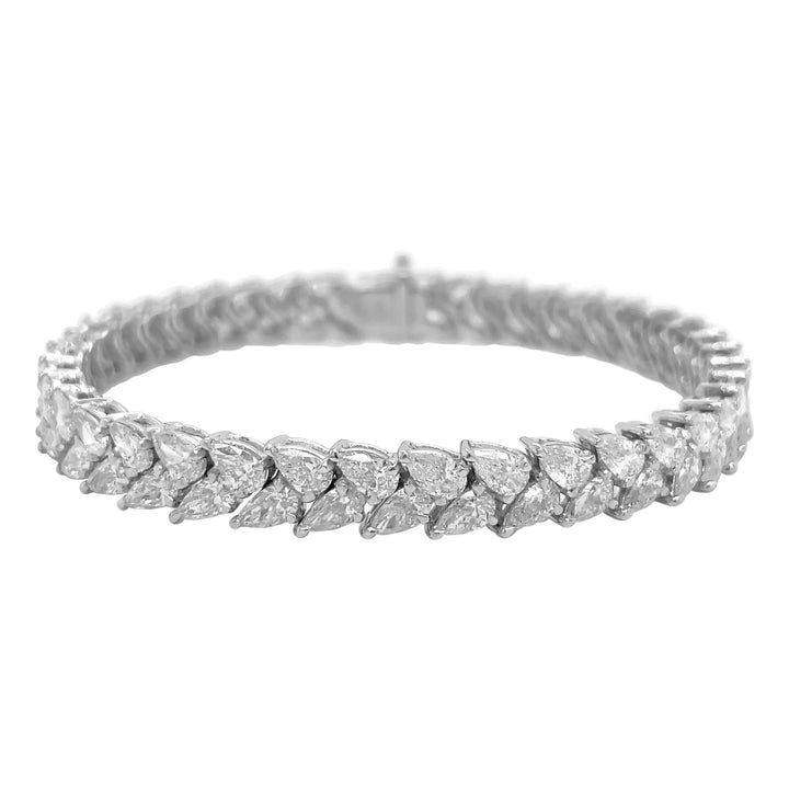 18kt White Gold Diamond Bracelet
