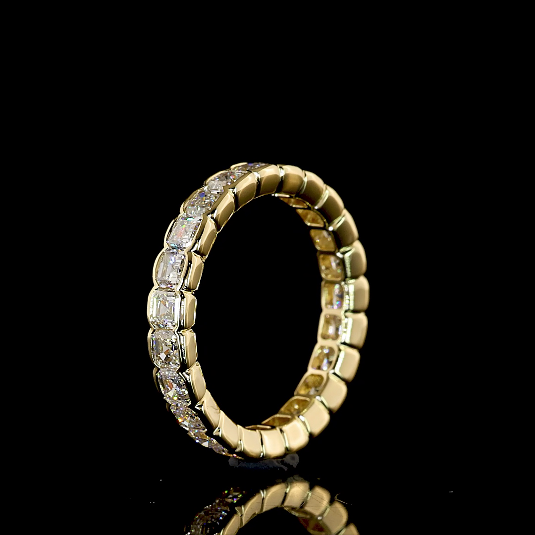 14kt Yellow Gold Lab Diamond Eternity Band