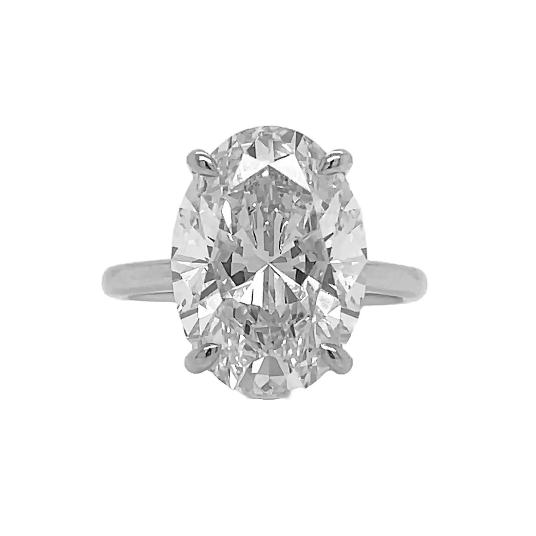 18kt White Gold  Lab Diamond Ring