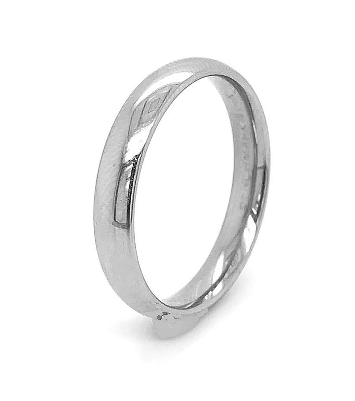 14kt White Gold Band