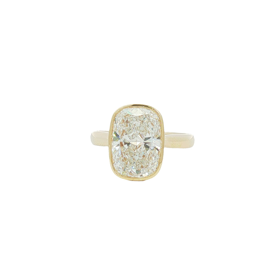 14kt Yellow Gold Lab Diamond Ring