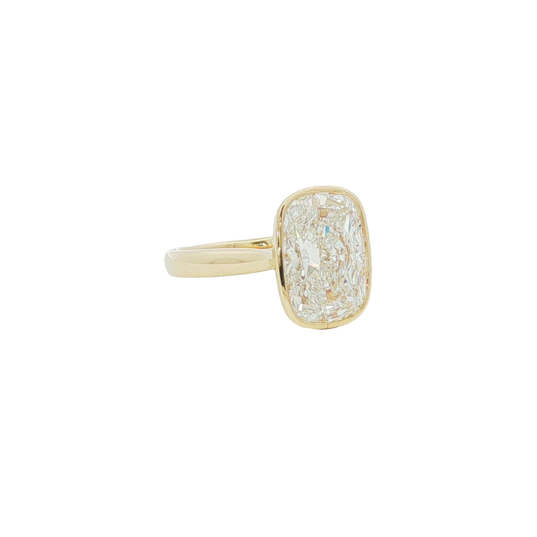 14kt Yellow Gold Lab Diamond Ring