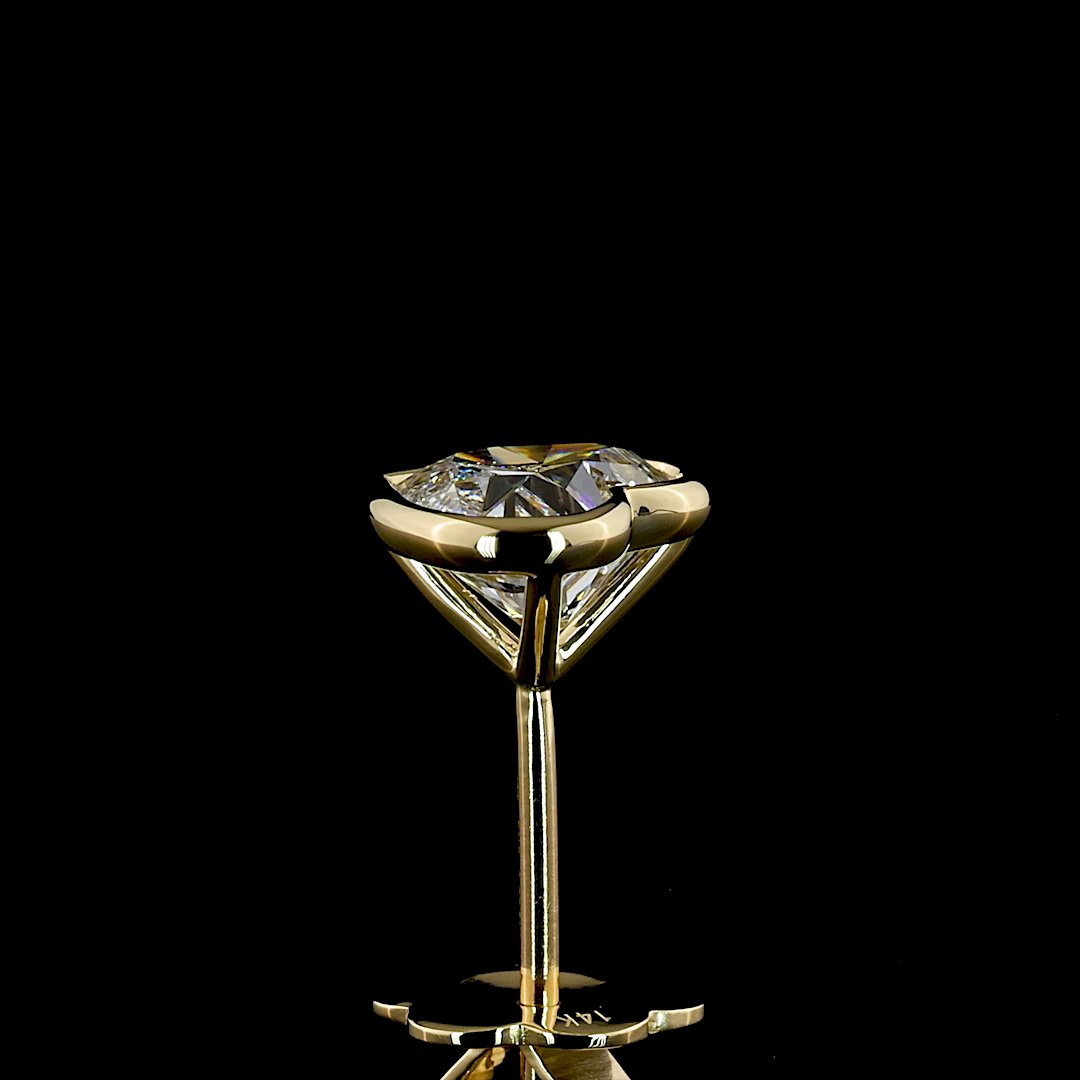 14kt Yellow Gold Lab Diamond Studs