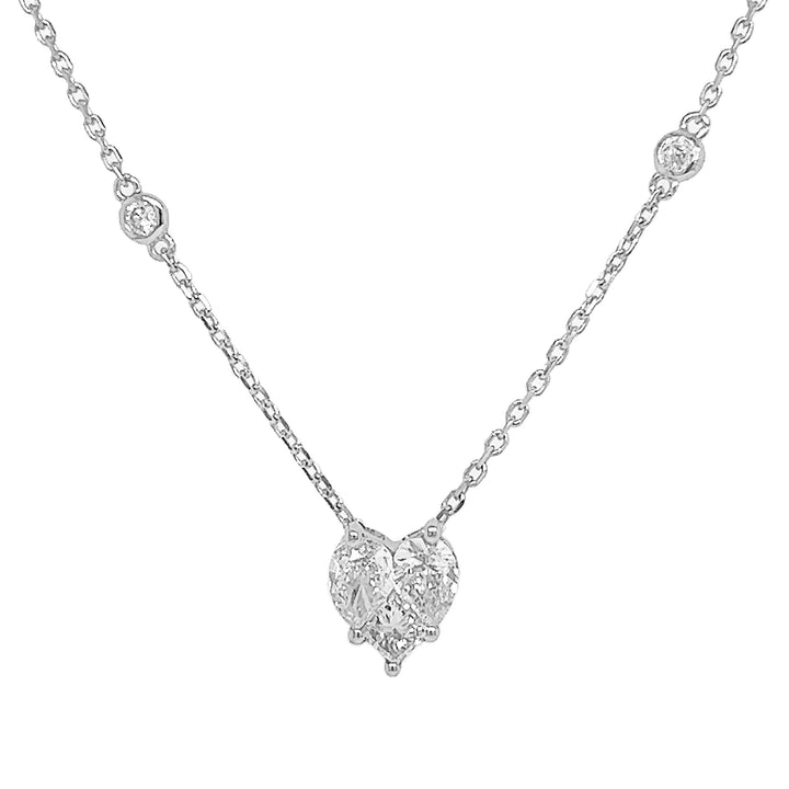 18kt White Gold Diamond Pendant