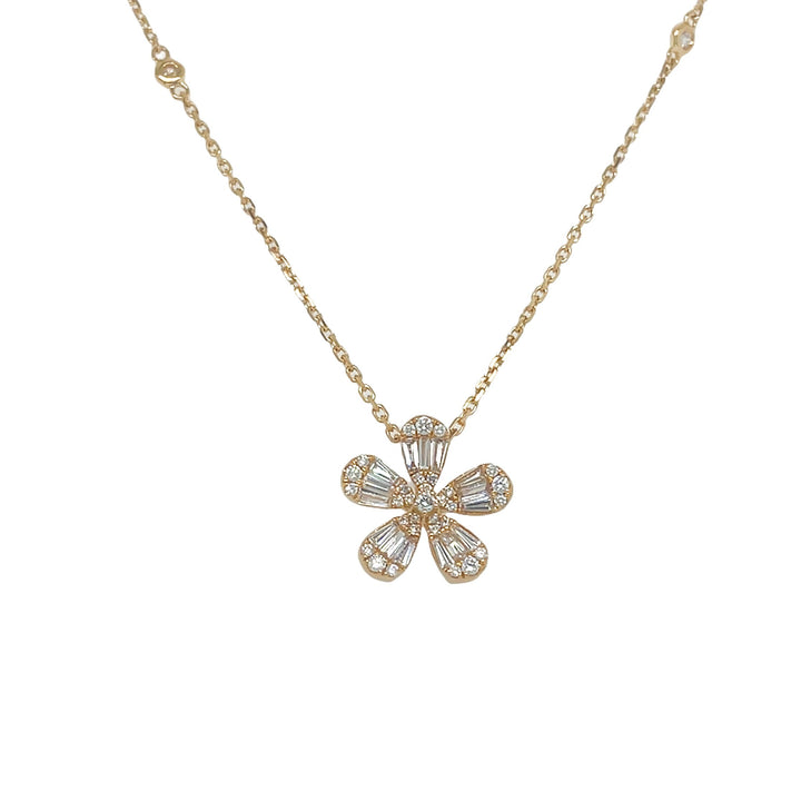 18kt Yellow Gold Diamond Pendant