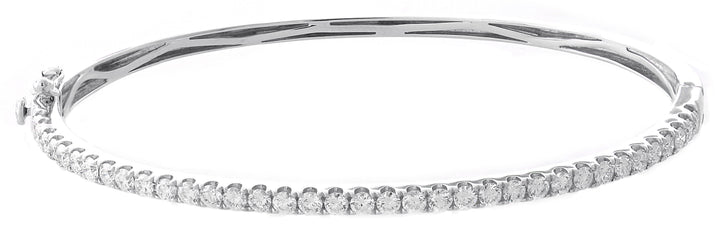 18kt White Gold Diamond Bangle
