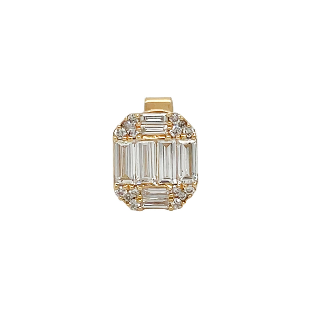 18kt Yellow Gold Diamond Earrings