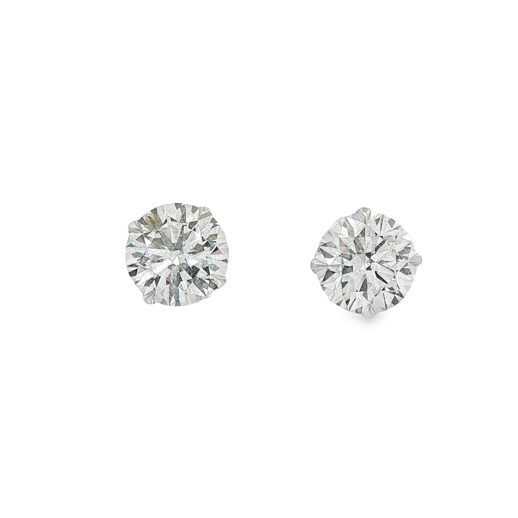 14kt White Gold Lab Diamond Studs