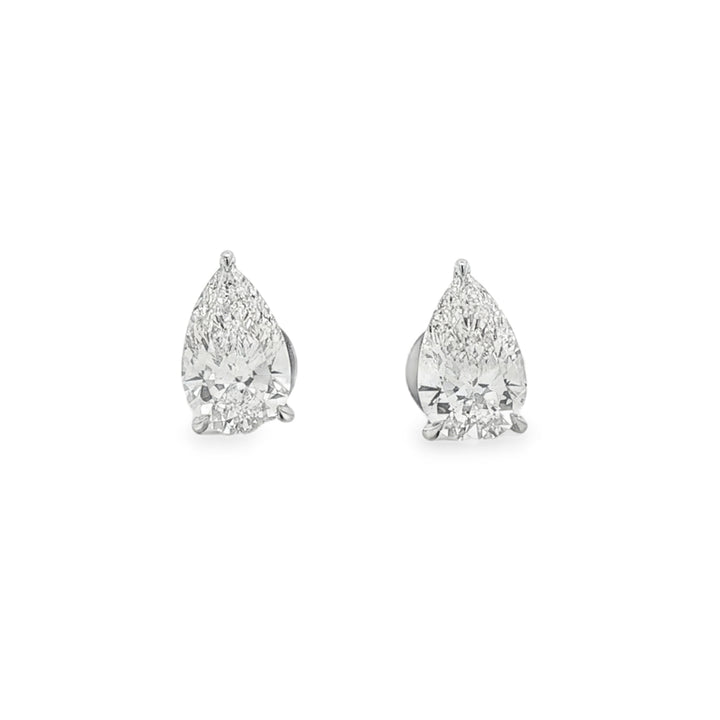 14kt White Gold Lab Diamond Studs