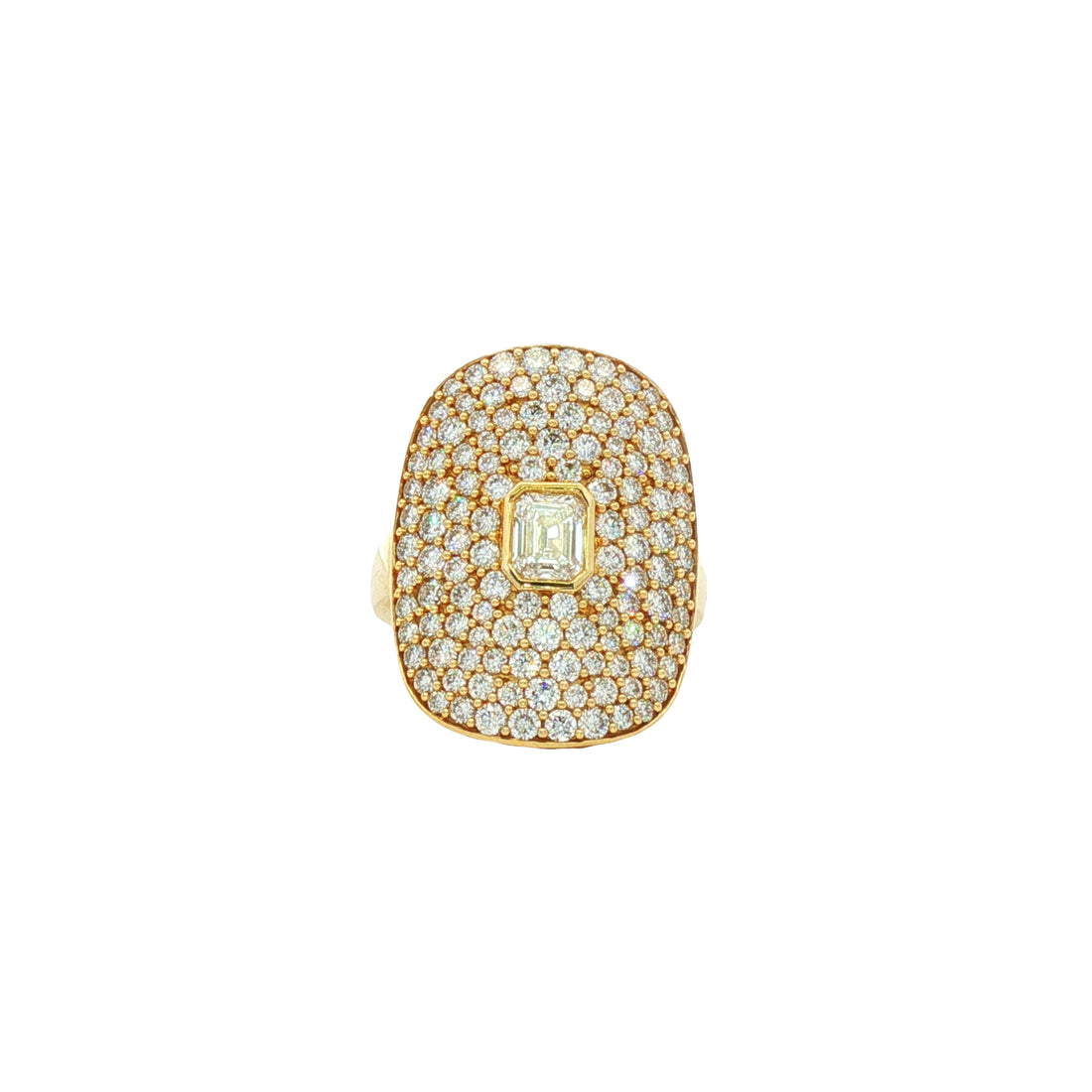 14kt Yellow Gold Lab Diamond Ring