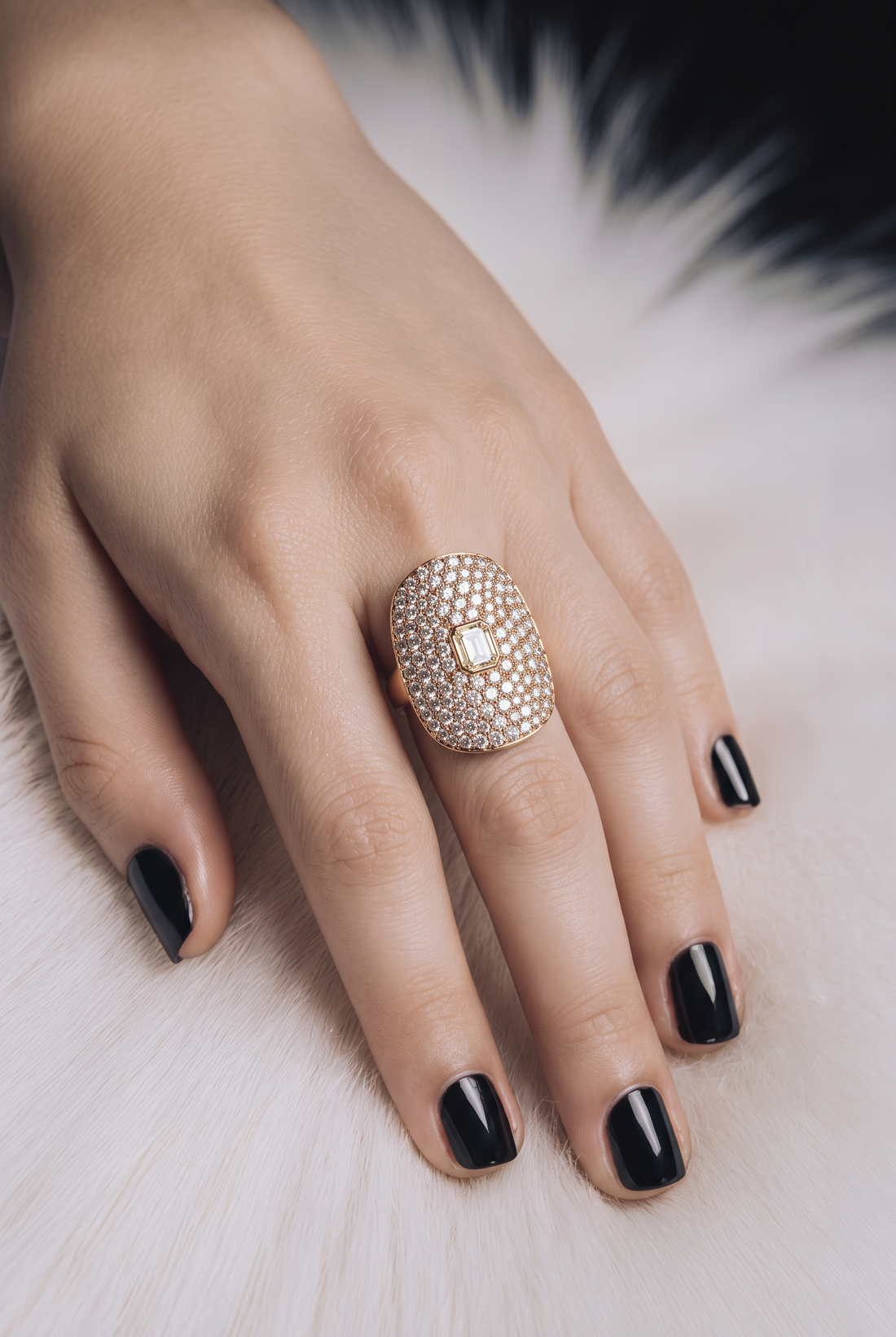 14kt Yellow Gold Lab Diamond Ring