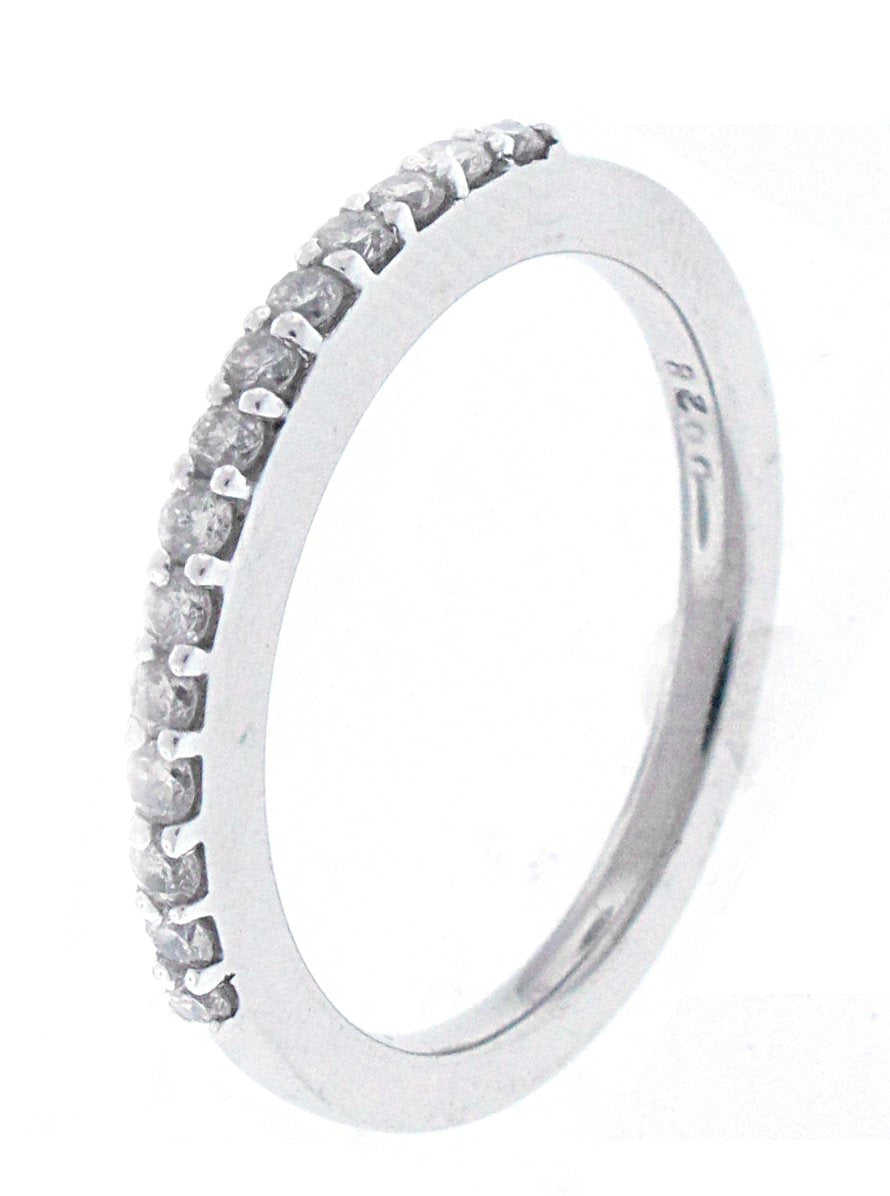 14kt White Gold Diamond Band
