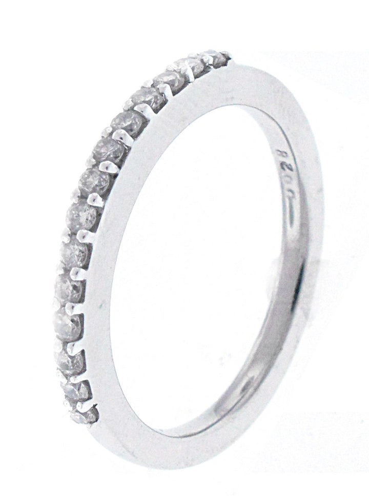 14kt White Gold Diamond Band