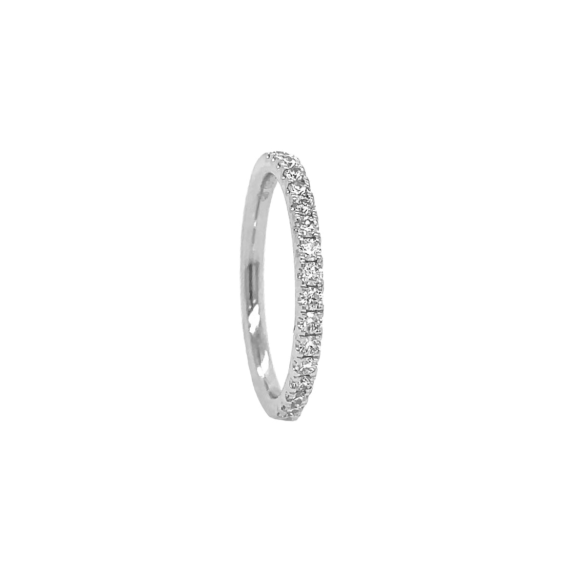 Platinum Diamond Half-way Band