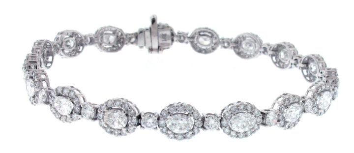 18kt White Gold Diamond Bracelet