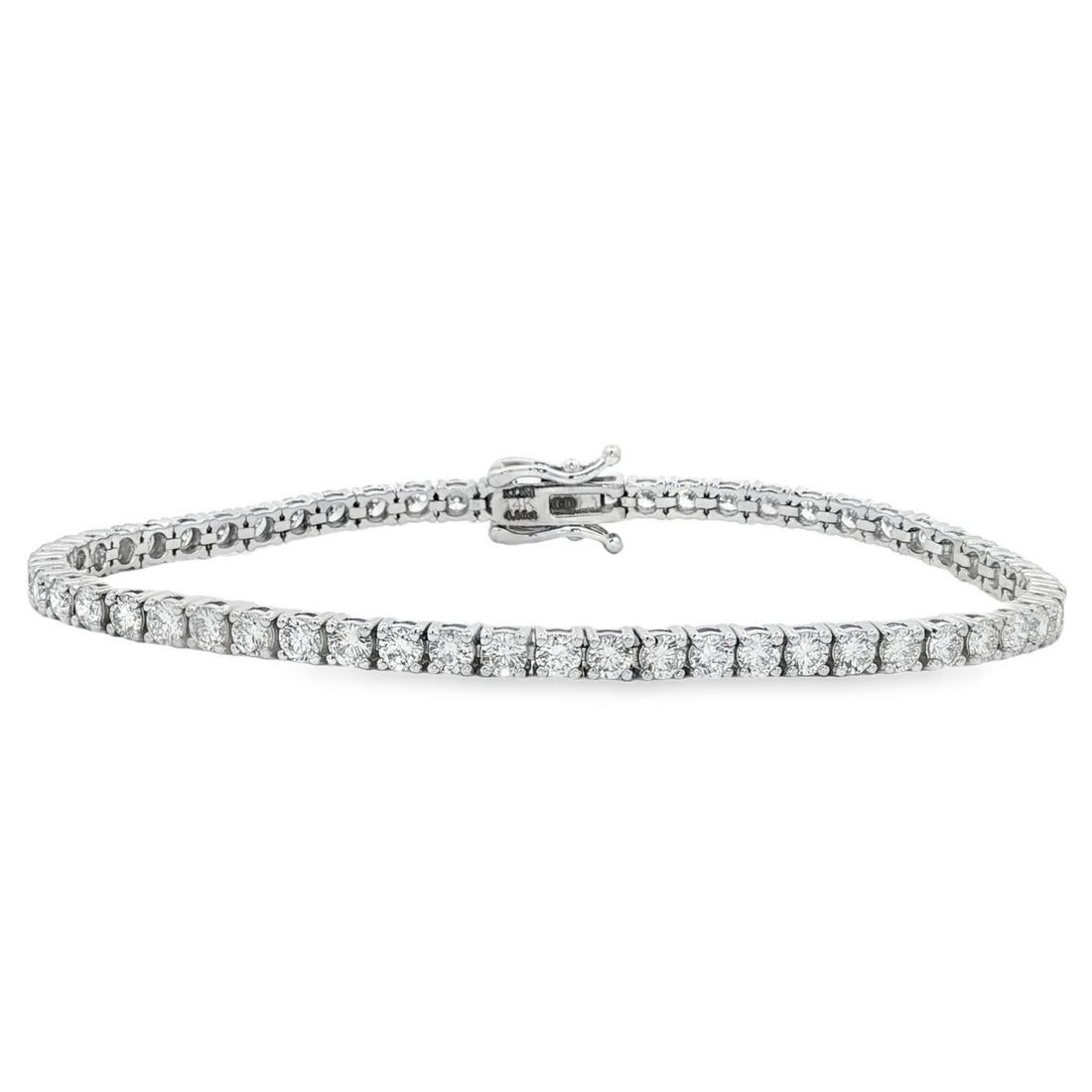 14kt White Gold Lab Diamond Tennis Bracelet