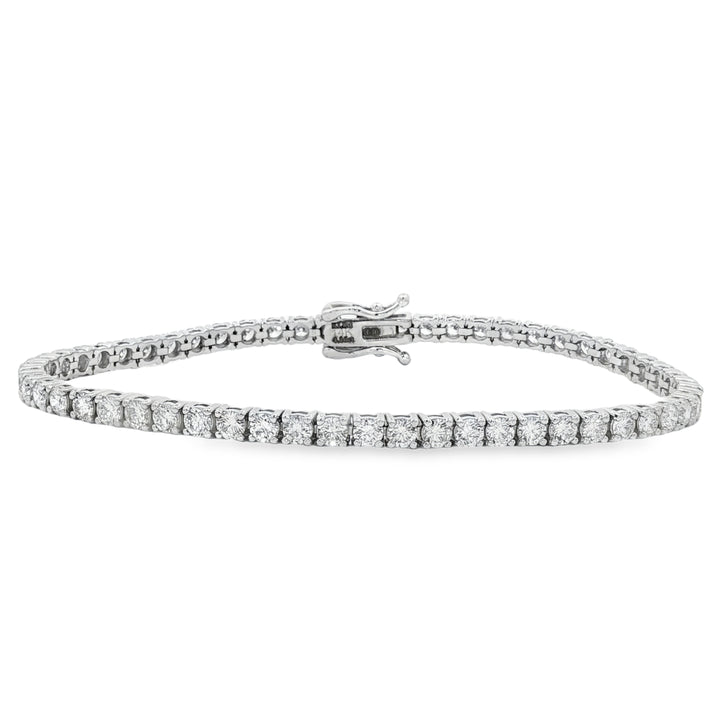 14kt White Gold Lab Diamond Tennis Bracelet