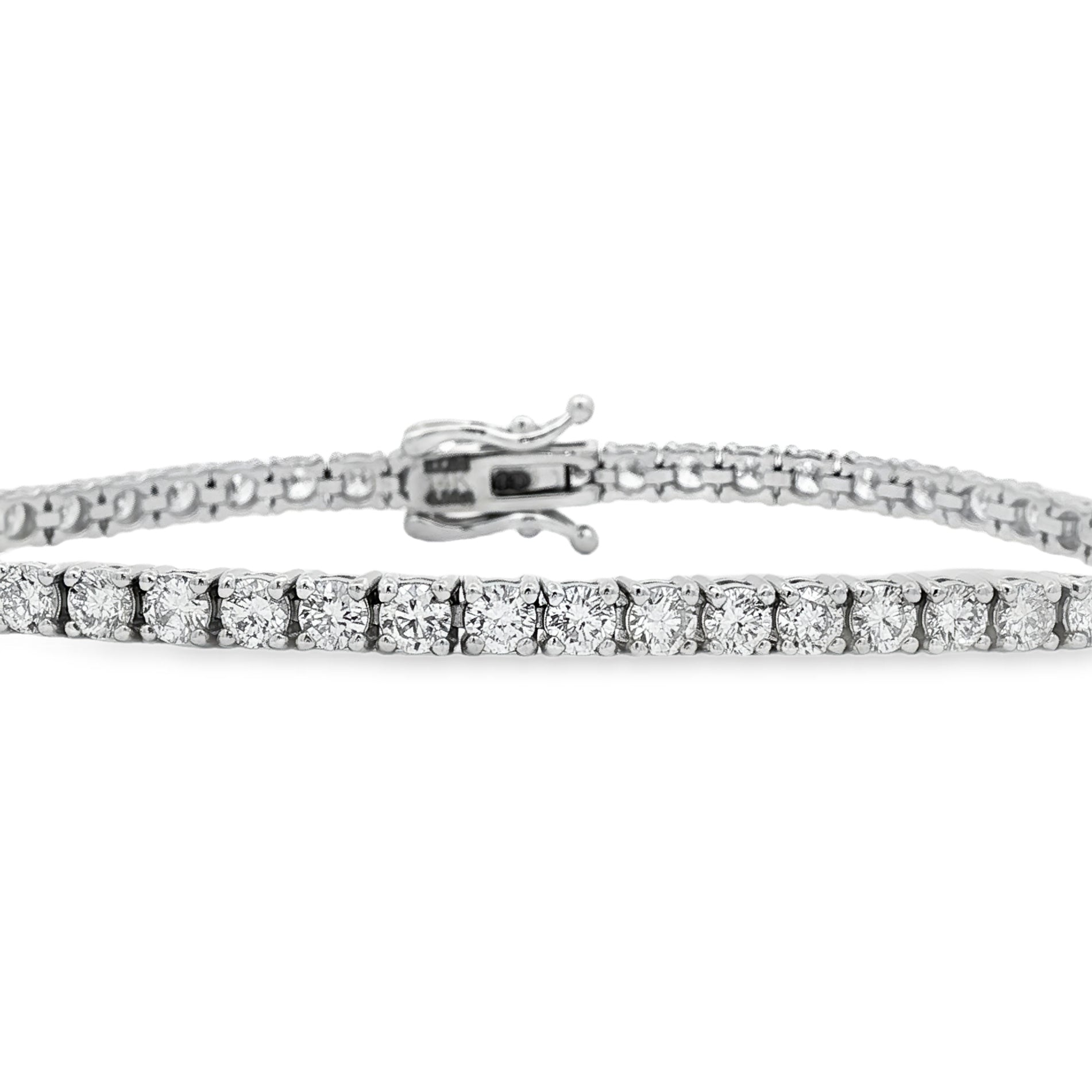 14kt White Gold Lab Diamond Tennis Bracelet